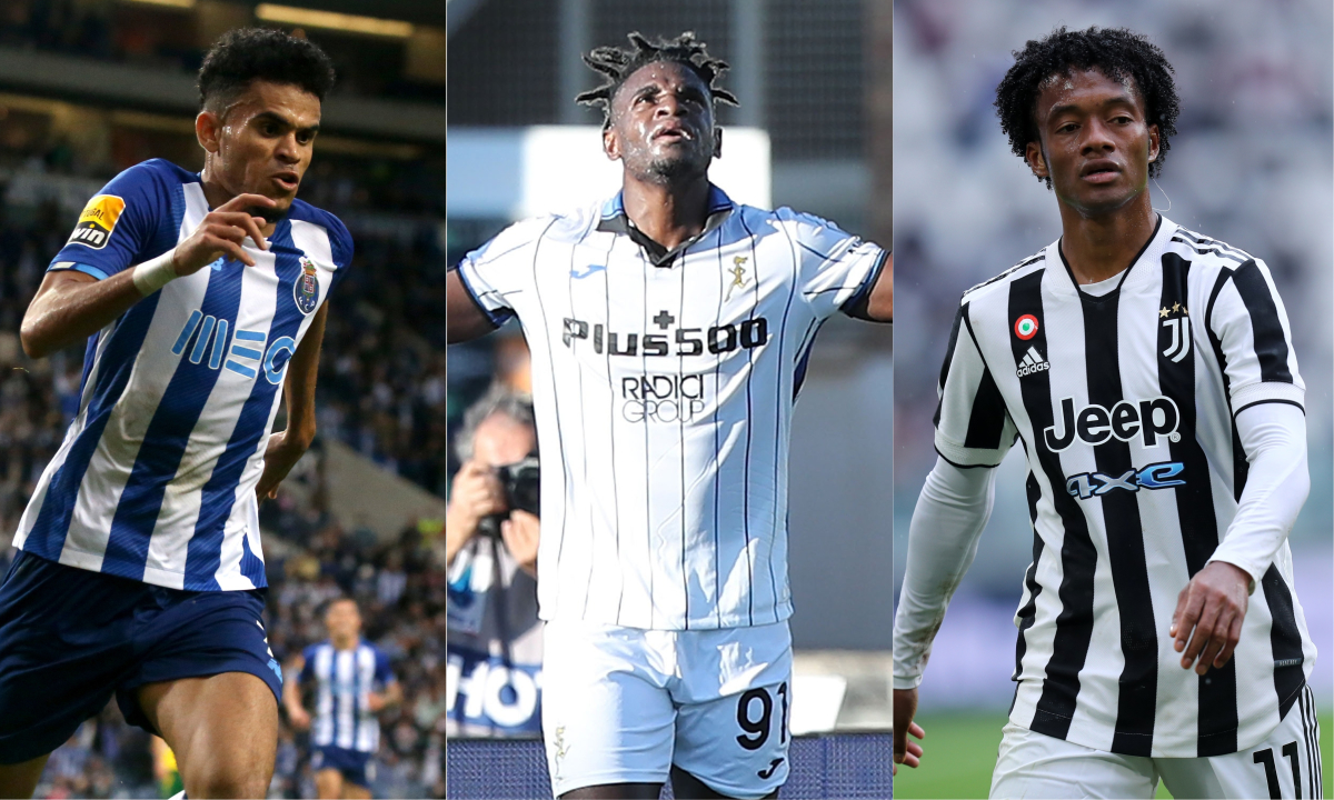 Colombianos en la Champions League.