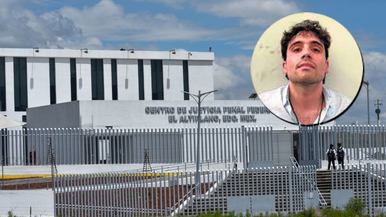 El Altiplano, cárcel en la que fue recluido Ovidio Guzmán, hijo de el Chapo Guzmán.