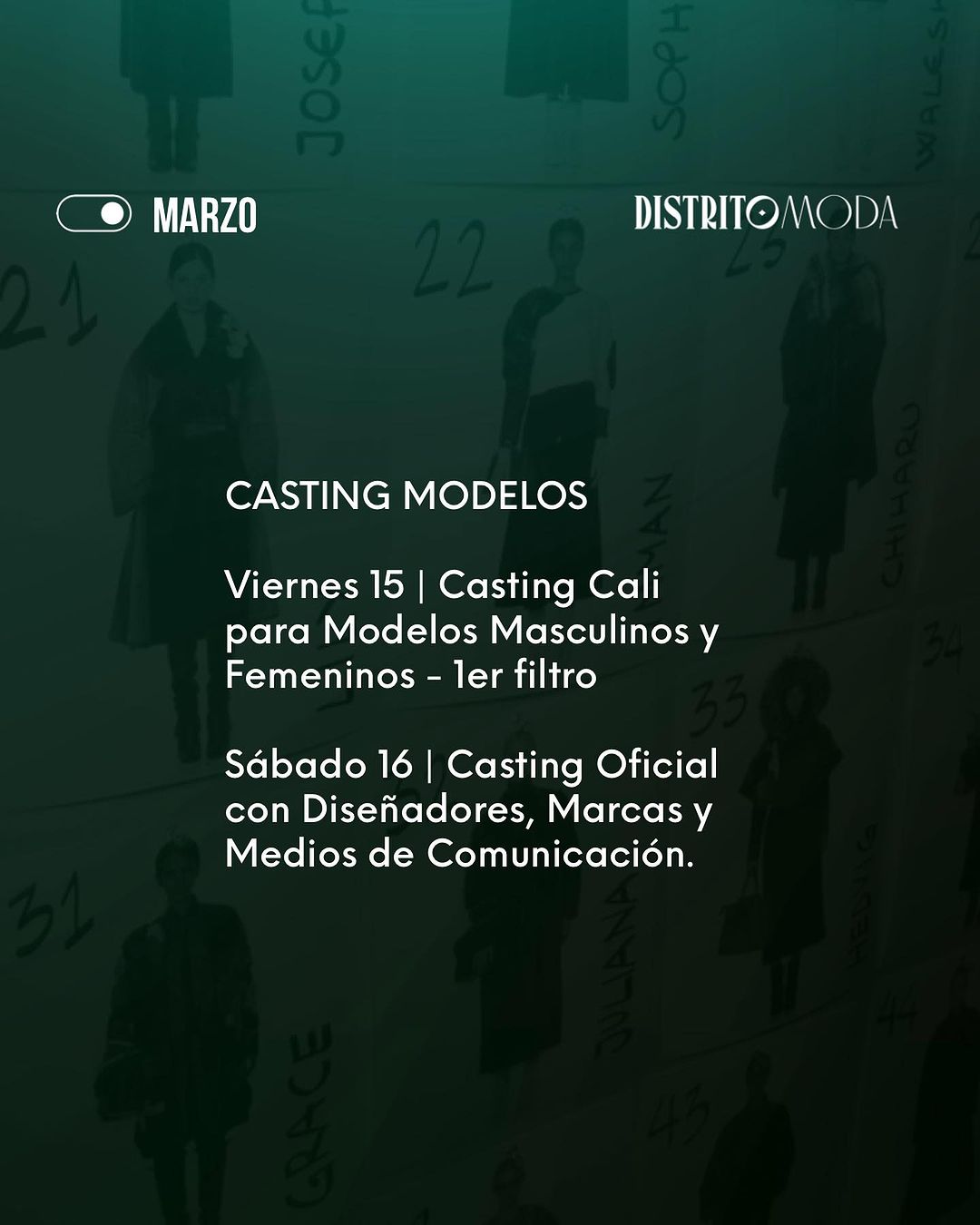 Casting para Distrito Moda Cali 2024: organizadores están en busca de más  de 500 modelos