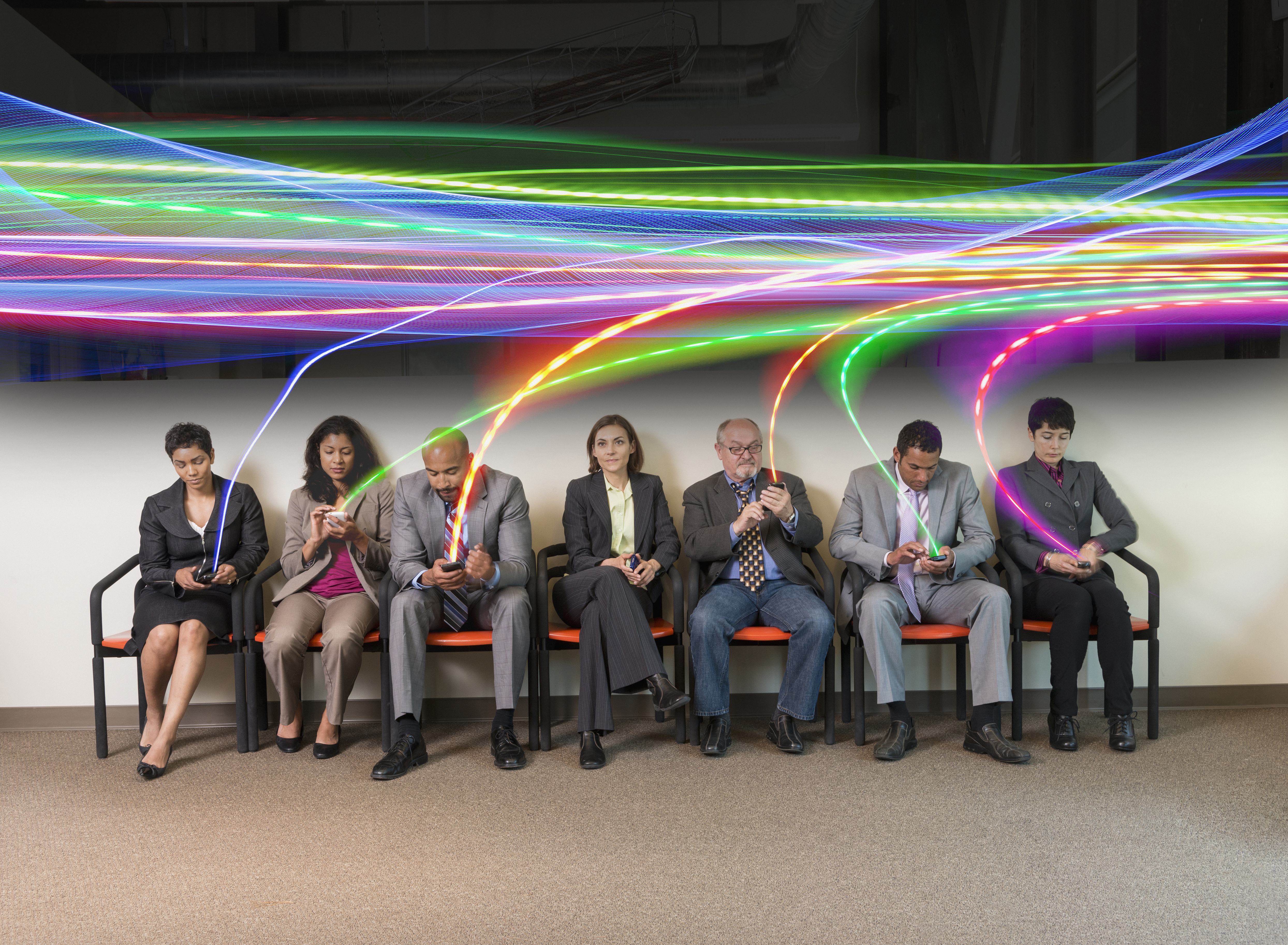 En los celulares, el internet se conecta con WiFi. Getty Images.