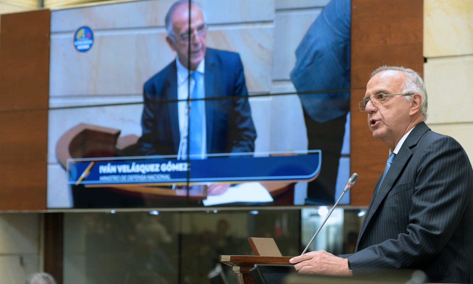 MinDefensa, Iván Velásquez en el Congreso de la República.
