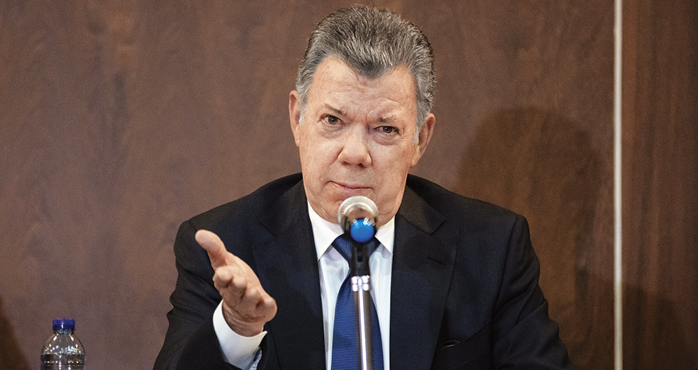 Juan manuel santos Expresidente de la república