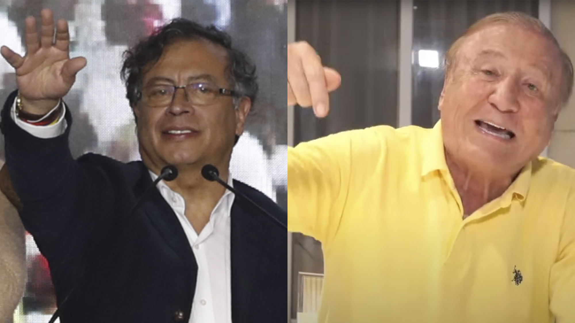 Gustavo Petro,  Rodolfo Hernández, 
Jornada de elecciones 2022.
Mayo 29 2022 Primera vuelta presidencial