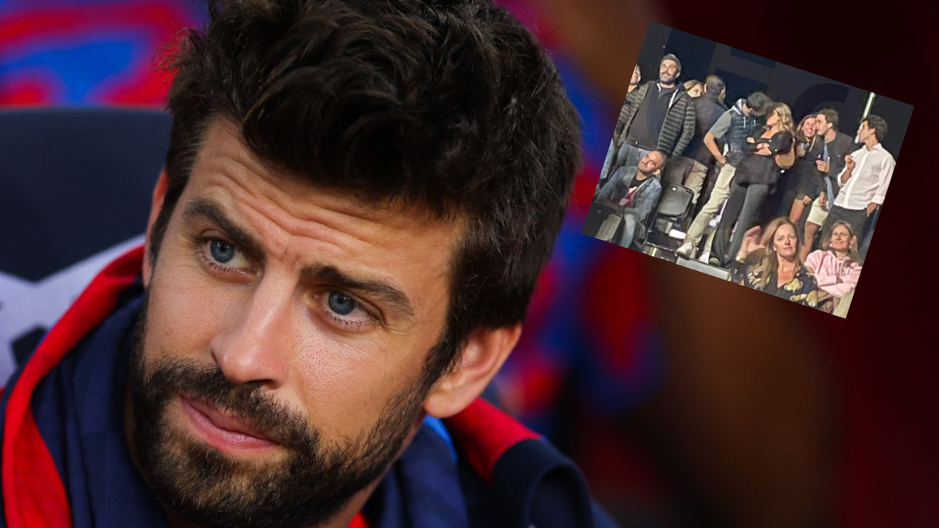 Gerard Piqué fue captado con su nueva novia en un concierto a las afueras de Barcelona.