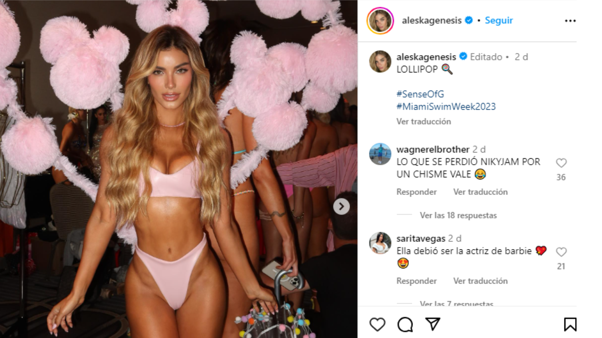 Quién es Aleska Génesis? La modelo venezolana con la que estaría saliendo  James Rodríguez