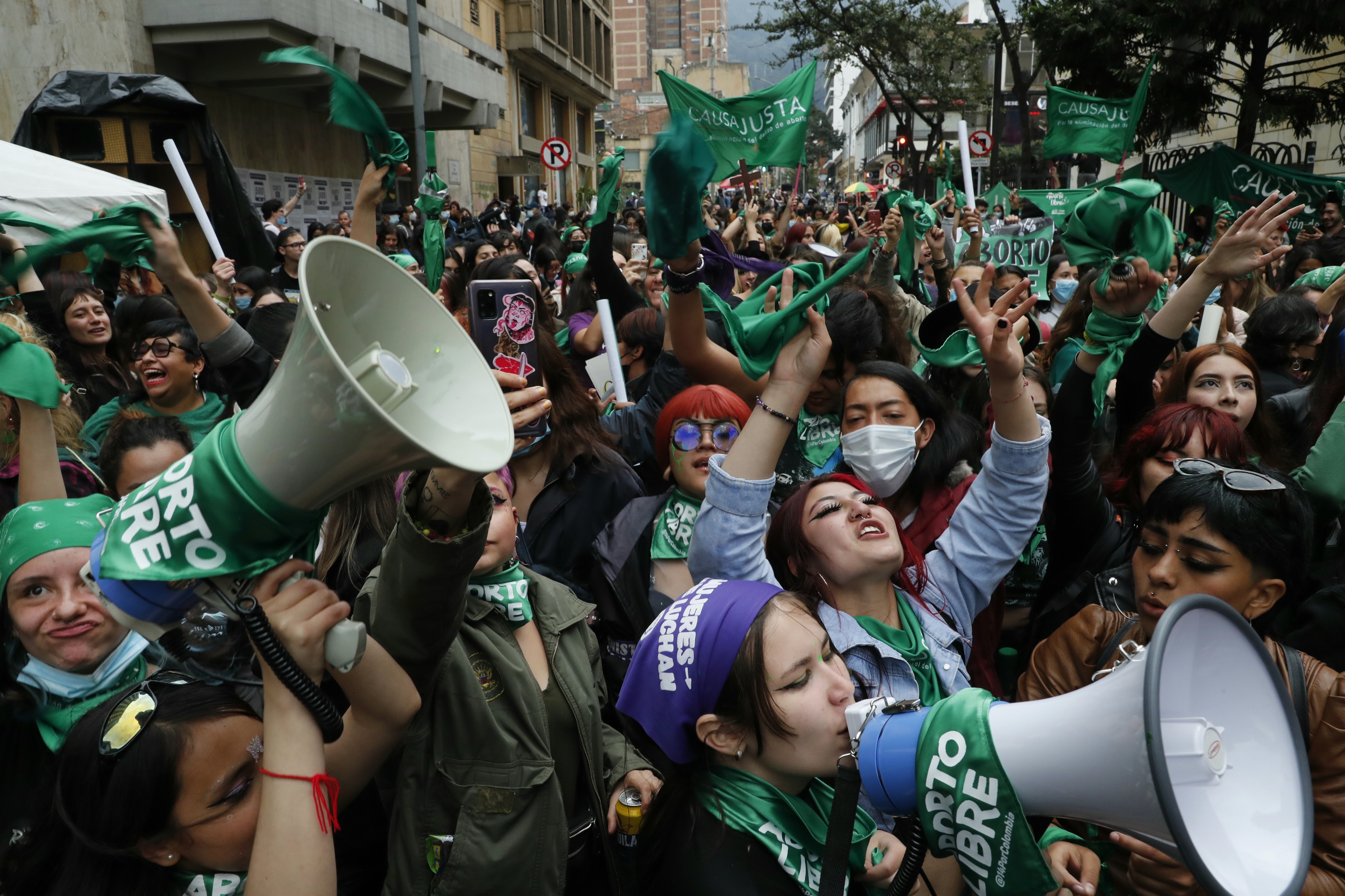 Manifestaciones a favor de la despenalización del aborto
