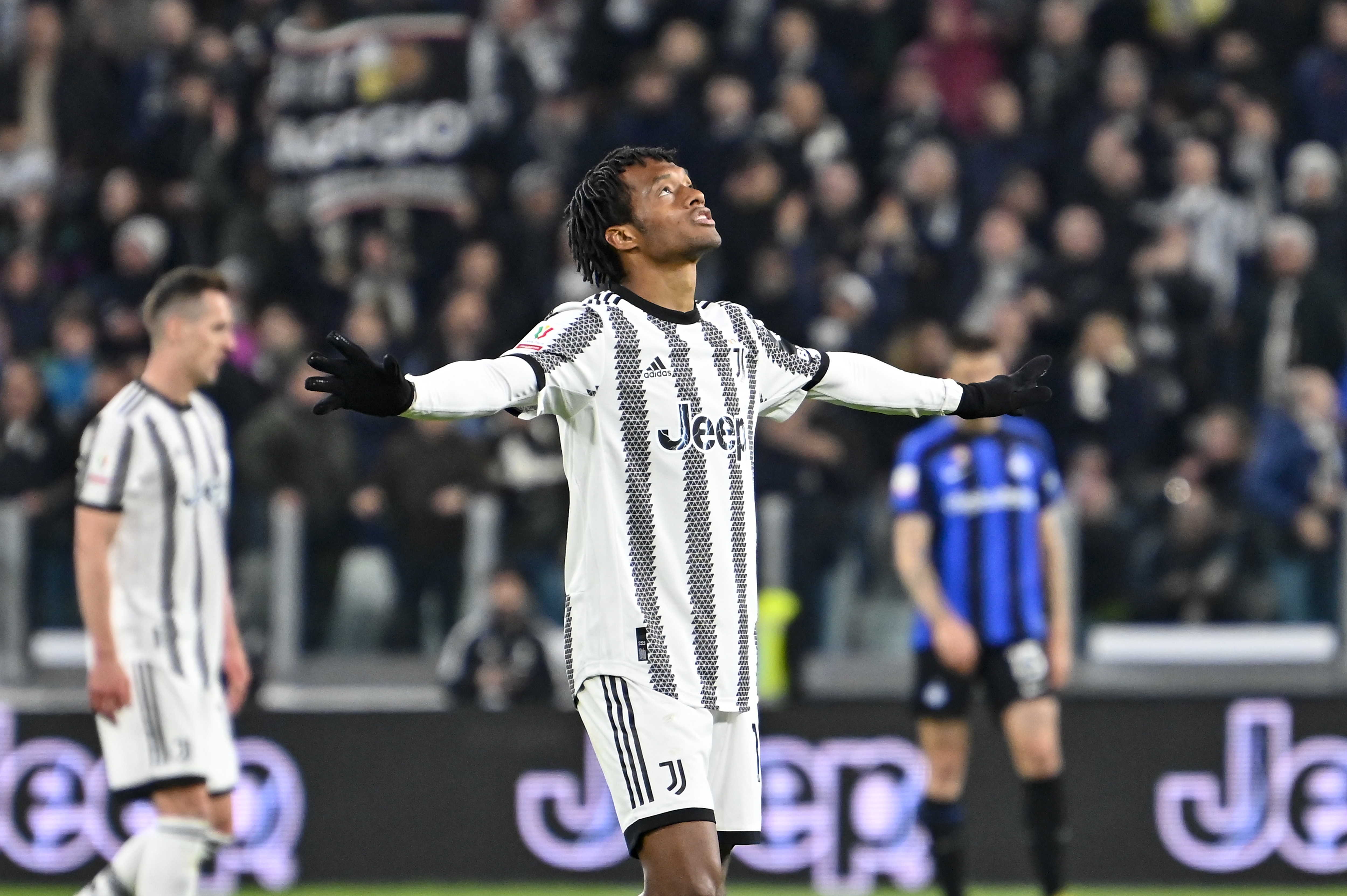 Juan Guillermo Cuadrado marcó su último gol con Juventus enfrentando al Inter en Coppa Italia