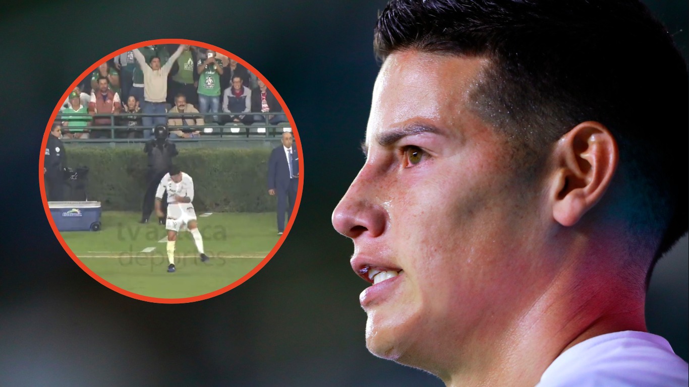 A James Rodríguez se le vio bastante alegre tras un nuevo triunfo con Club León.