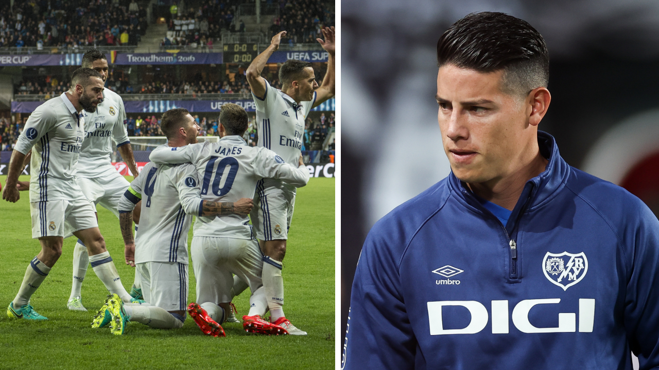 Raphael Varane fue compañero de James Rodríguez en el Real Madrid