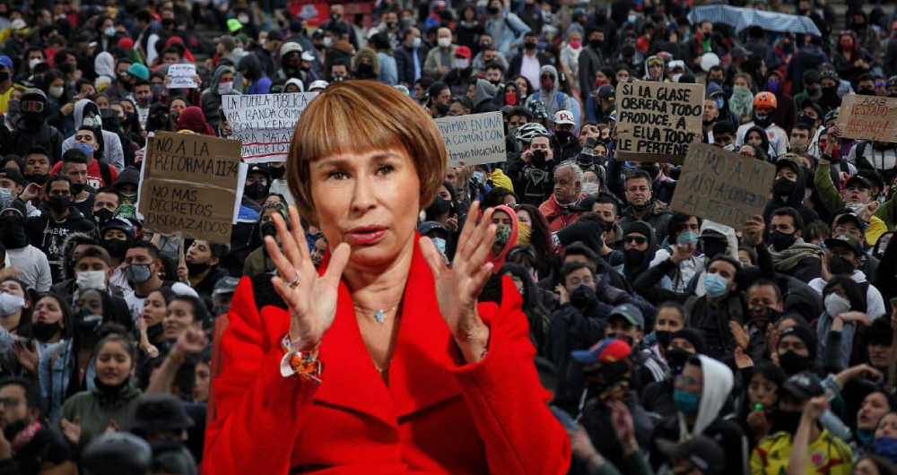 Alicia Arango / Paro nacional en Bogotá