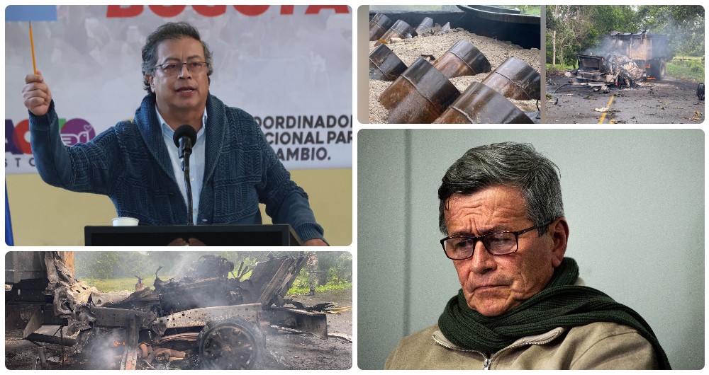 Gustavo Petro cerró el proceso de paz con el ELN tras atentado en Arauca.