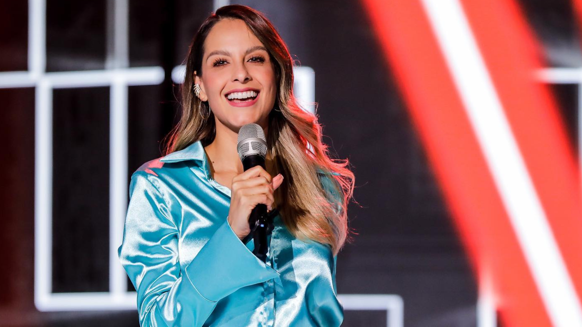 Laura Acuña, presentadora de "La Voz Kids".