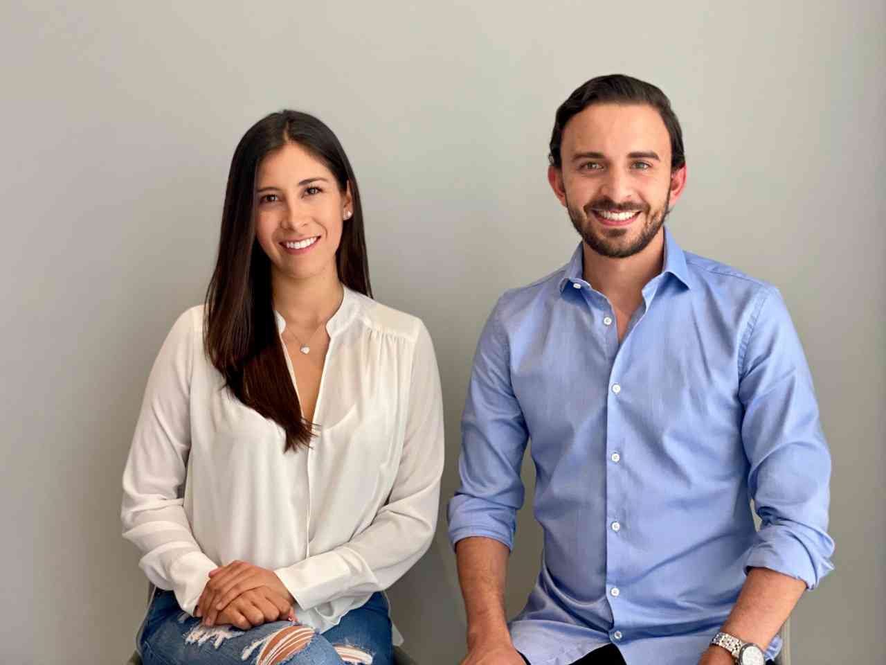 Daniel Garzón y Laura Ramos, fundadores de Creditop.  