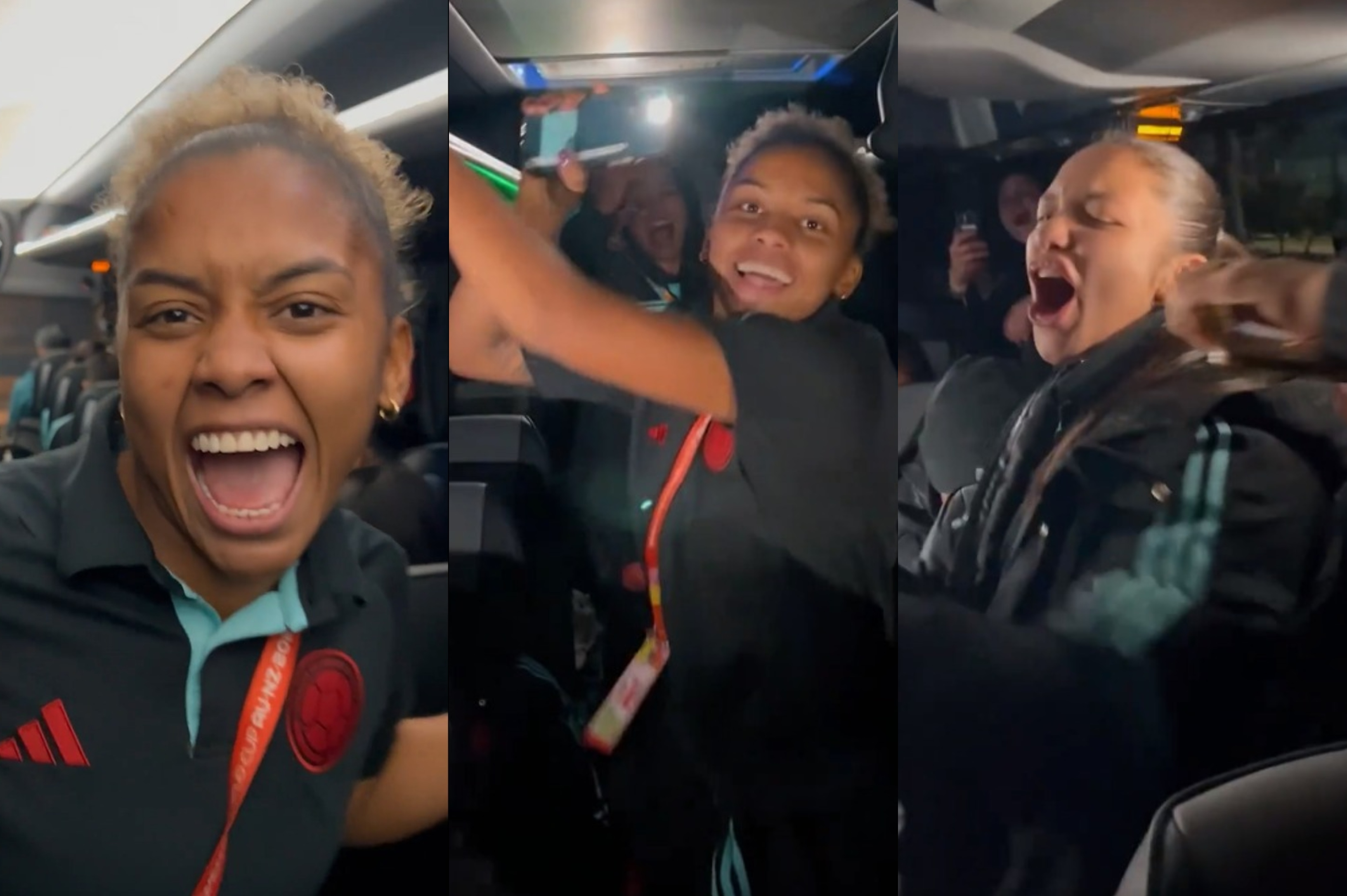 Jorelyn Carabalí fue el alma de la fiesta colombiana.