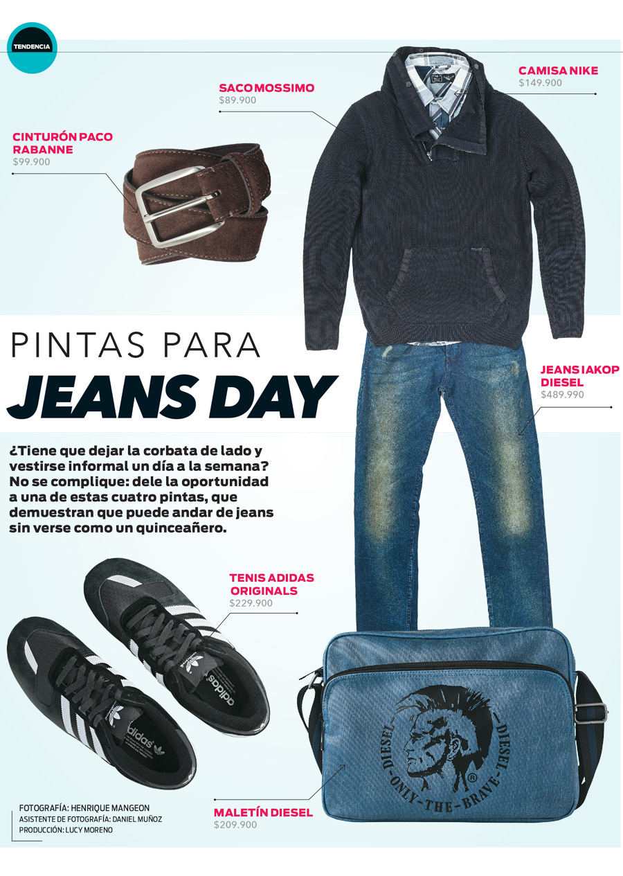 Pintas para hombre en Jeans Day, vistase informal