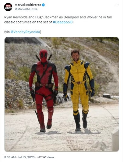 Revelan primeras imágenes de 'Wolverine' con su traje clásico en 'Deadpool  3' - Gente - Cultura 