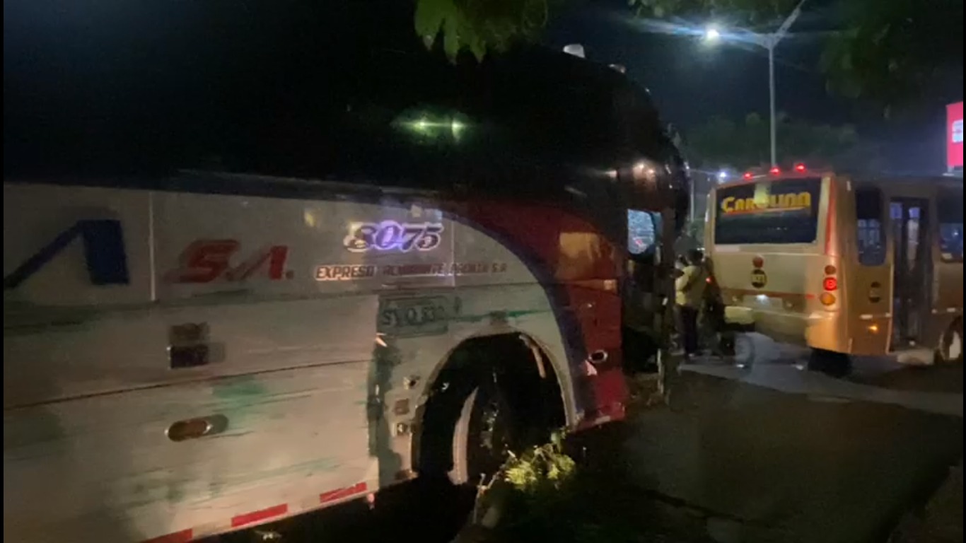 Presunto ladrón ocasionó choque múltiple