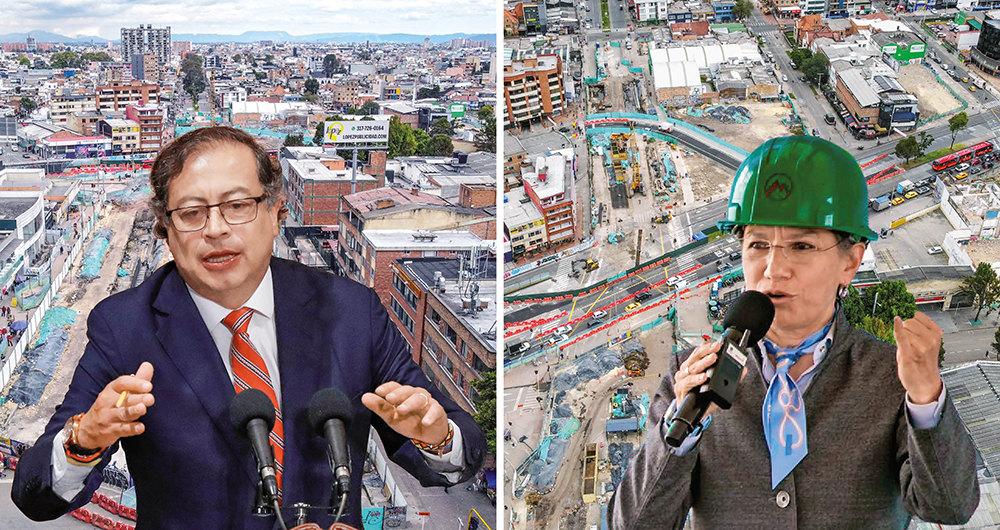 El presidente Gustavo Petro revivió la polémica al anunciar que había una propuesta acordada con la Alcaldía para evitar un metro elevado en Bogotá. La alcaldesa Claudia López en un principio salió a desmentirlo, pero después confirmó que sí están adelantando unos estudios. 