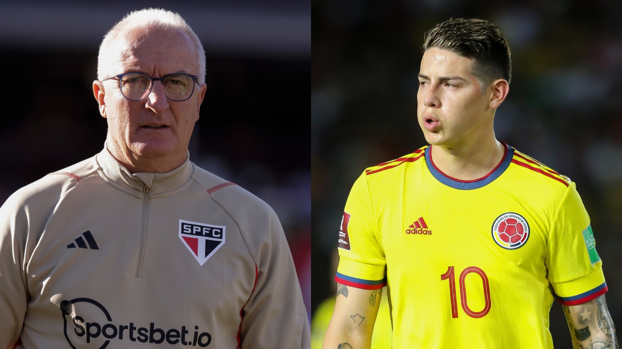 Dorival Junior y James Rodríguez
