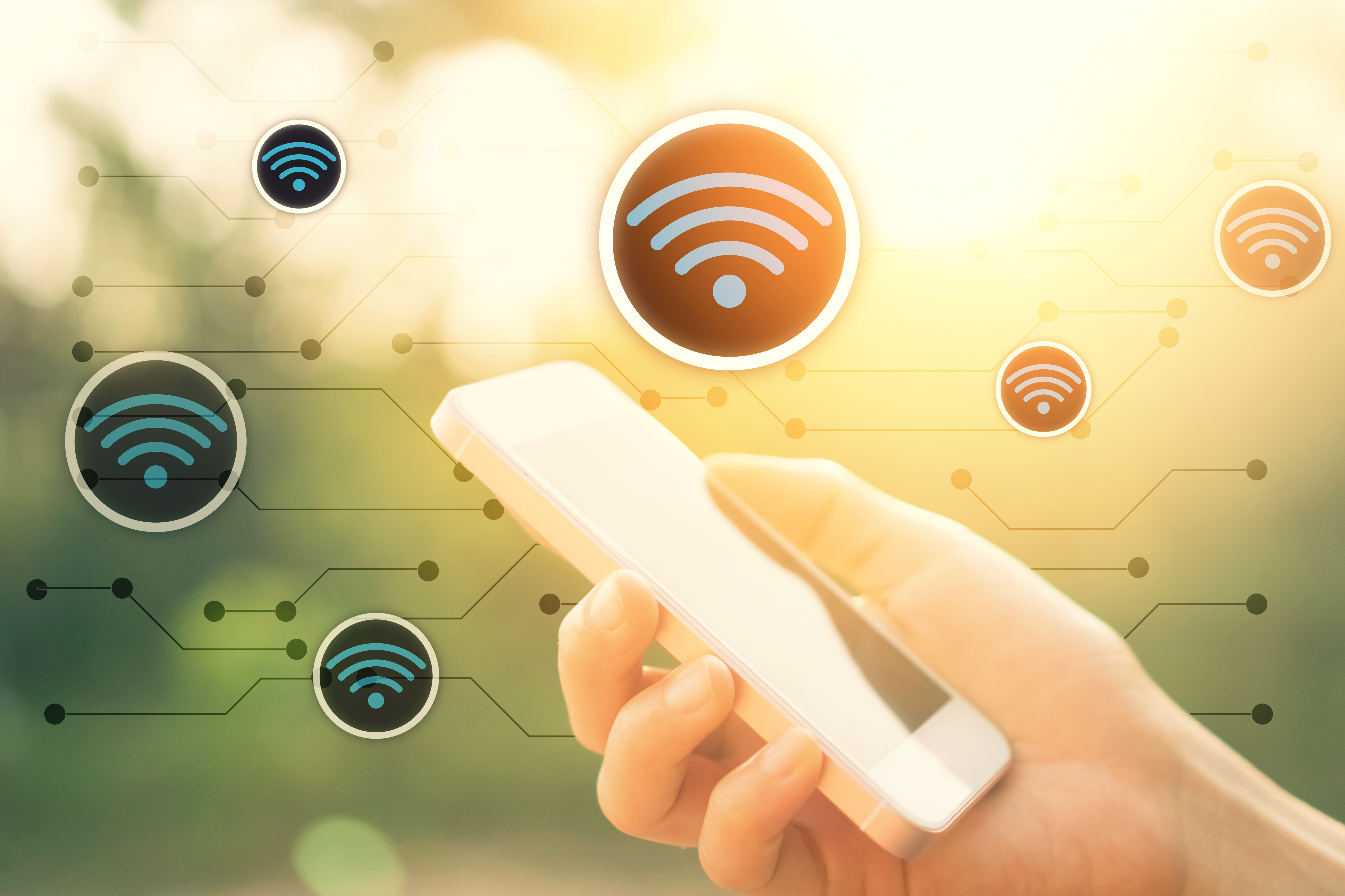 El celular necesita conectarse a una red wifi para poder tener acceso a varias de sus funciones.