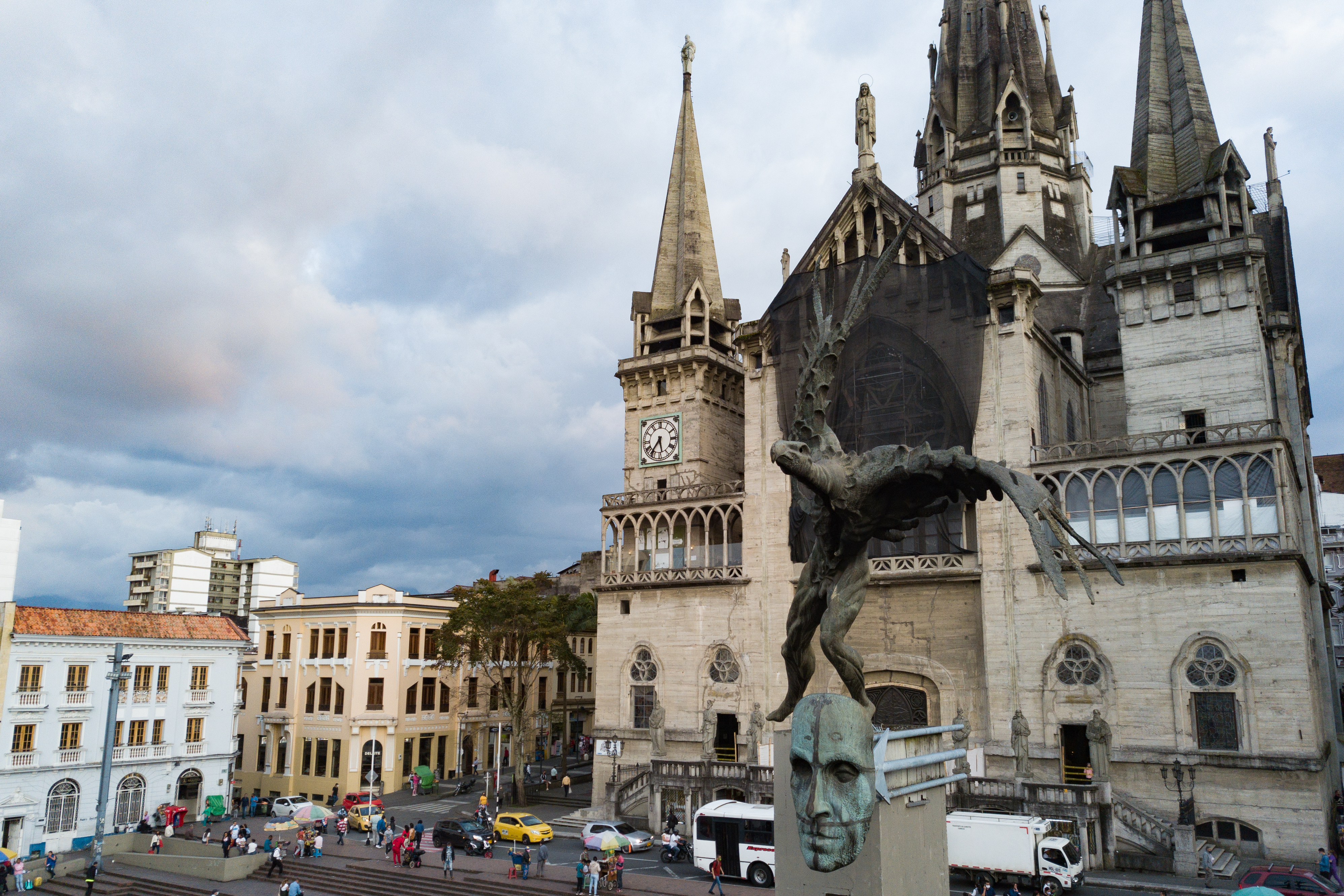 MANIZALES, COLOMBIA -Delegaciones de distintos países le piden al alcalde de Manizales suspender el Reinado del Café.(Photo by Juan David Moreno Gallego/Anadolu Agency via Getty Images)