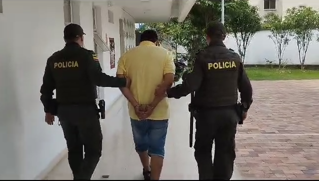 El hombre fue capturado en el barrio El Mutis.