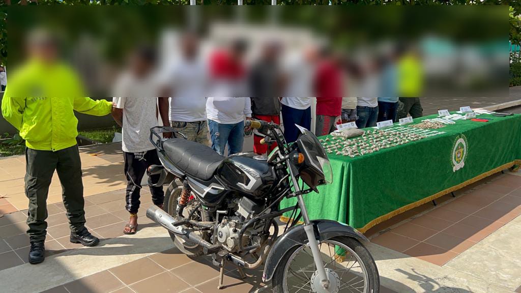 Capturados en Turbaco por expendido de estupefacientes