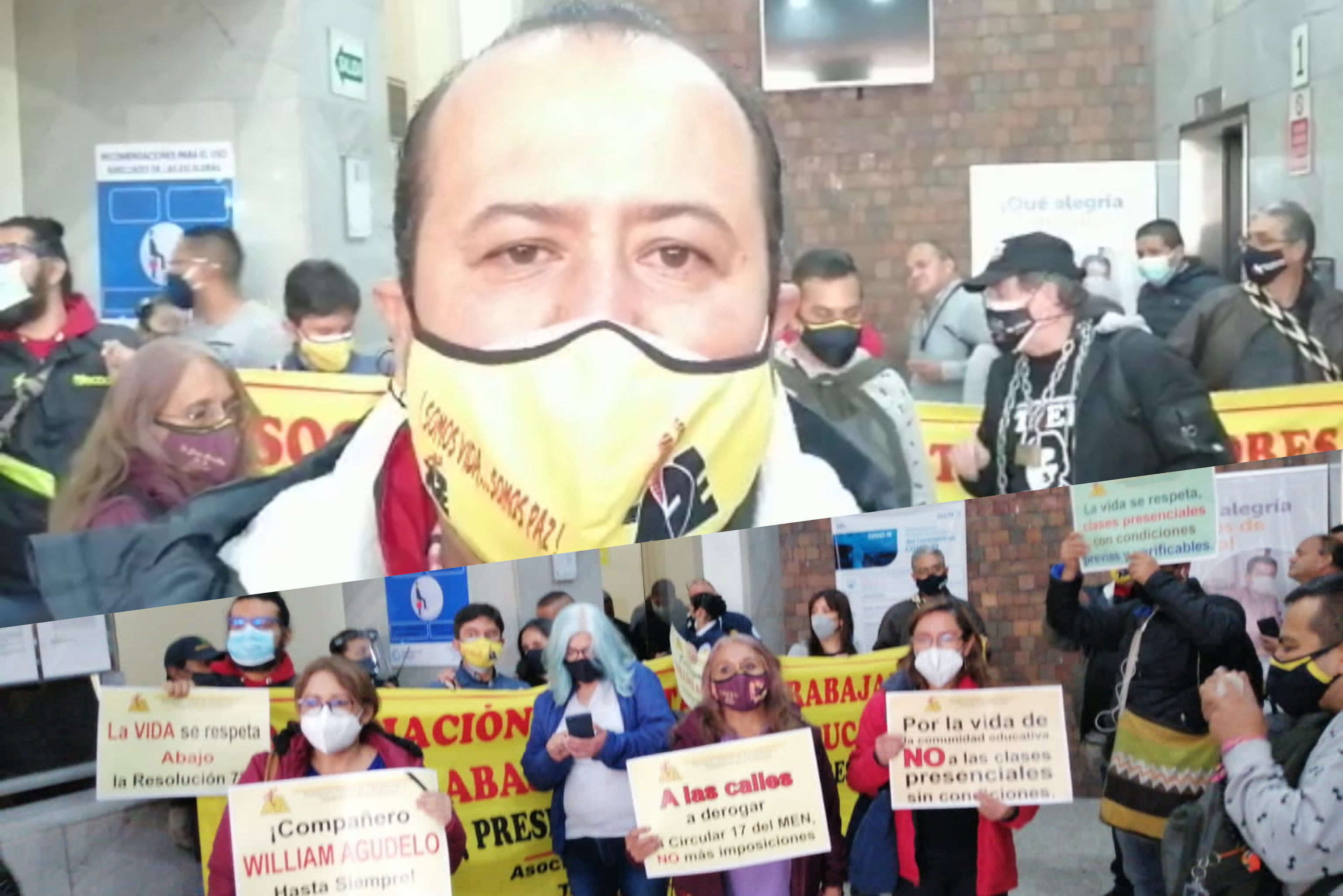 Atención: La ADE se tomó la Secretaría de Educación de Bogotá, exigen respuestas por contagios en colegios