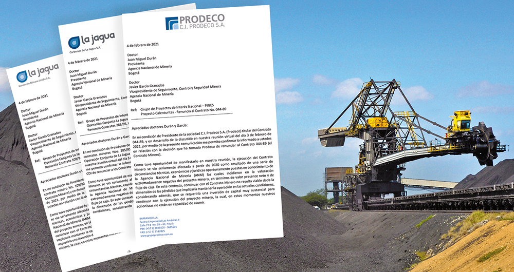   Prodeco, filial de la multinacional suiza Glencore, indicó que mantendrá su participación del 40 por ciento en la concesión férrea de Fenoco y del ciento por ciento en Puerto Nuevo, ubicado en Ciénaga, Magdalena.