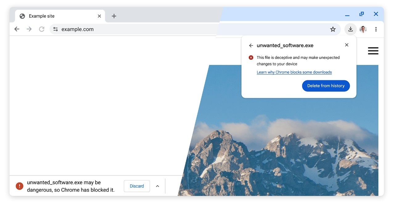 Nuevas alertas de descargas sospechosas en Chrome
GOOGLE
(Foto de ARCHIVO)
01/1/1970