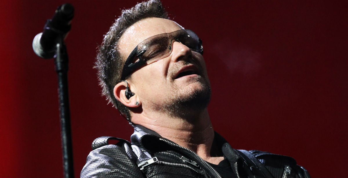 Bono revela por qué usa gafas oscuras