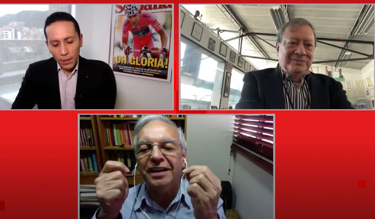 Ricardo Bonilla y Mario Hernández debaten en Vicky en Semana, sobre el salario mínimo en Colombia.