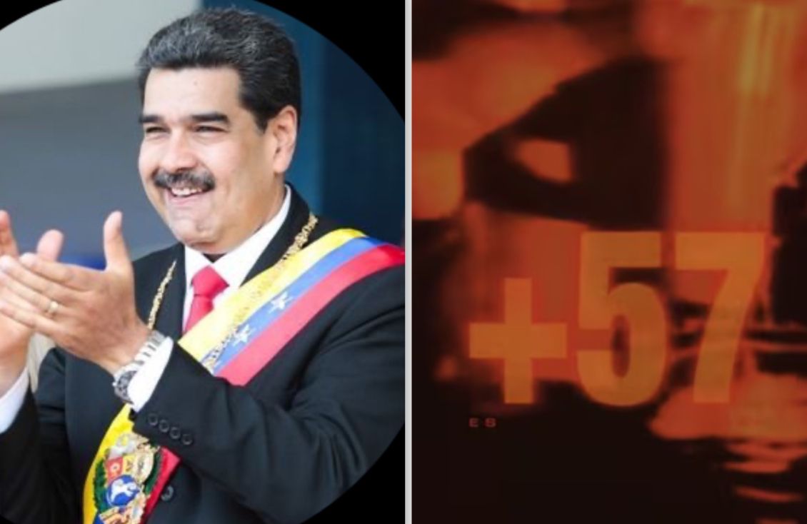 El Presidente de Venezuela habló sobre +57,  el lanzamiento de Karol G, Feid, Maluma, J Balvin y otros artistas colombianos