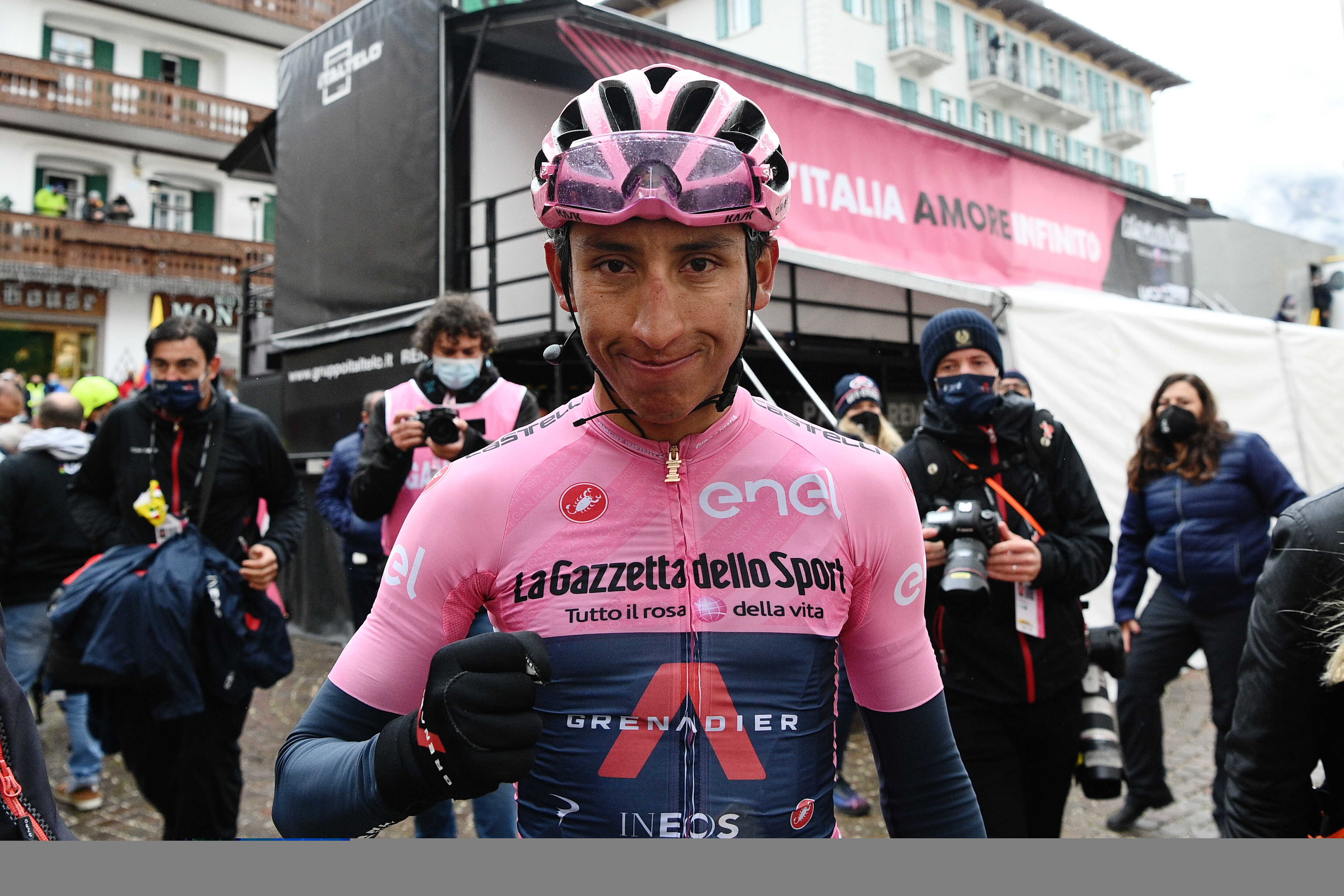 Egan Bernal en el Giro de Italia 2021