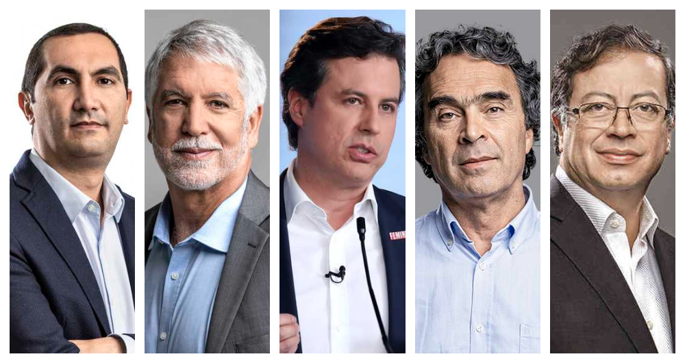 Candidatos presidenciales.