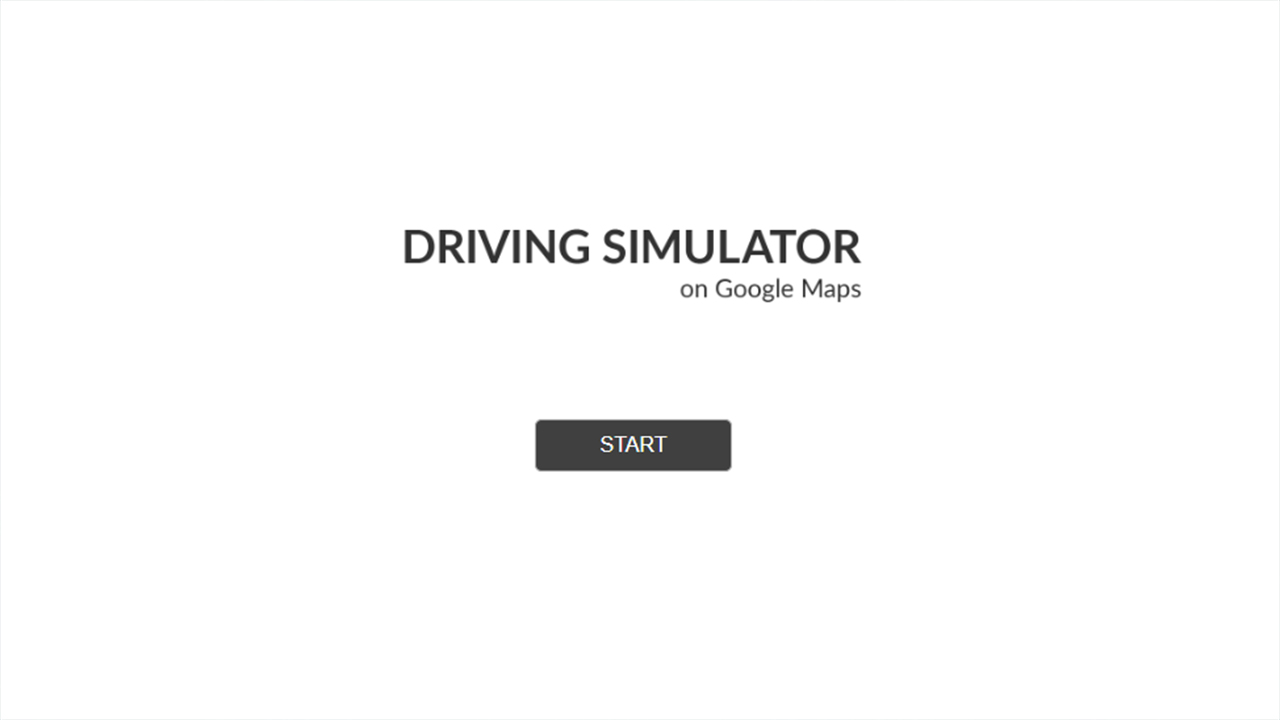 El simulador de conducción que usa Google Maps y con el que puede