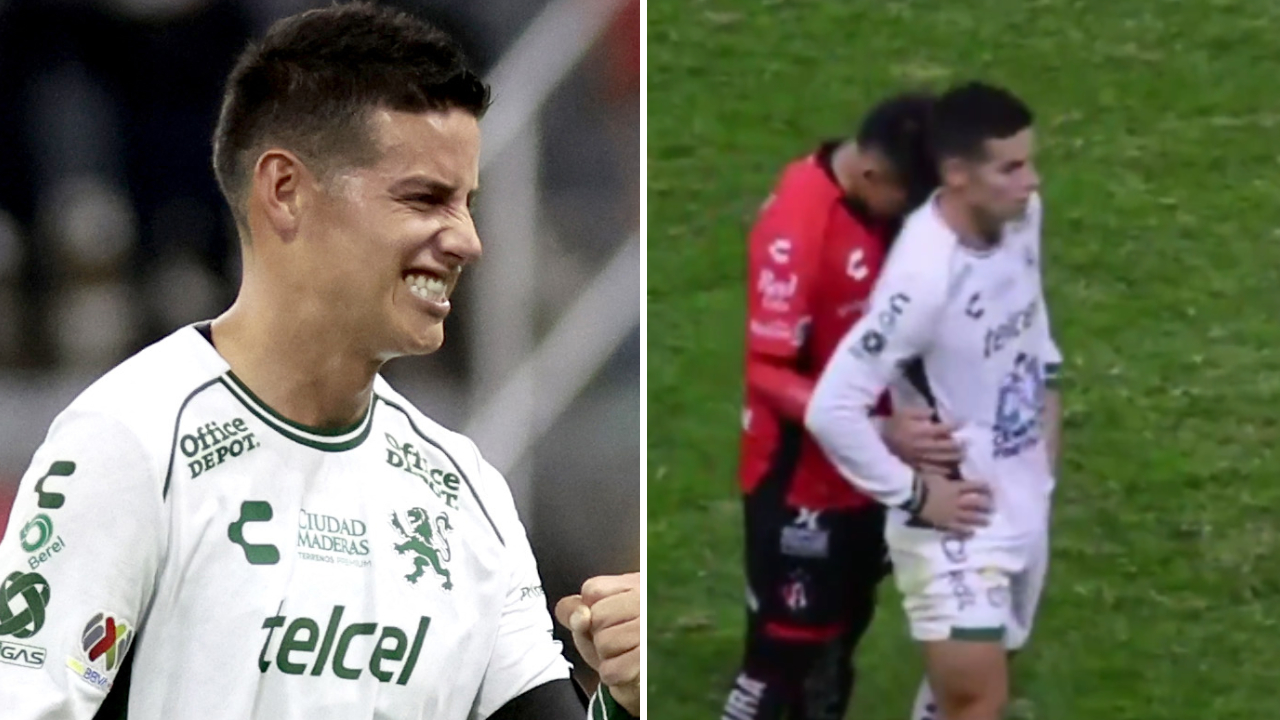 James Rodríguez hizo su debut en Atlas vs. Club León