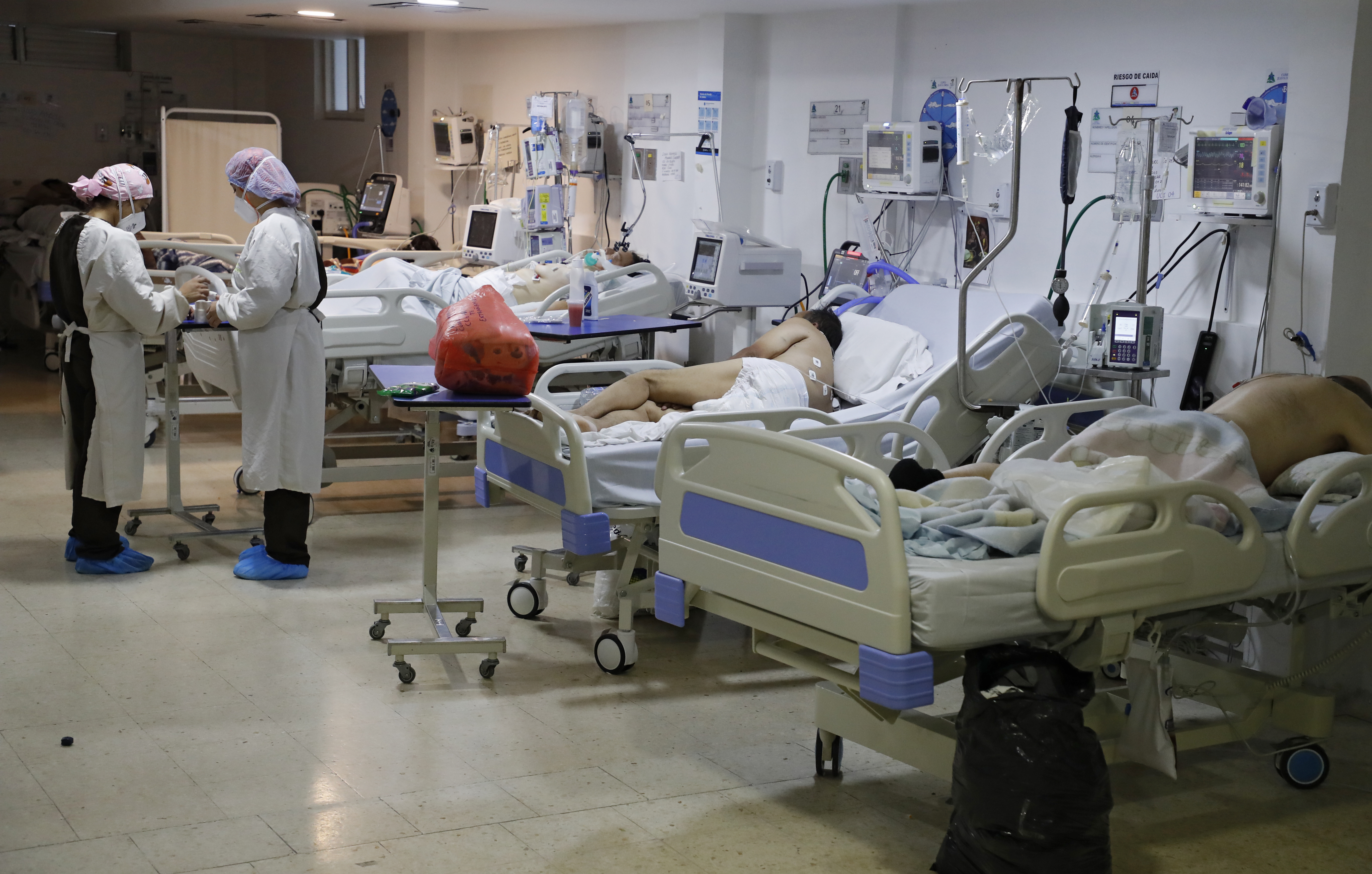 Clinica Juan N Corpas 
UCI Unidad de Cuidados Intensivos Covid 19
coronavirus
respiratorios
Localidad de Suba
Bogota enero 12 del 2021
Foto Guillermo Torres Reina / Semana