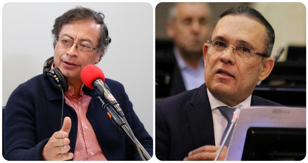 Gustavo Petro y Efraín Cepeda