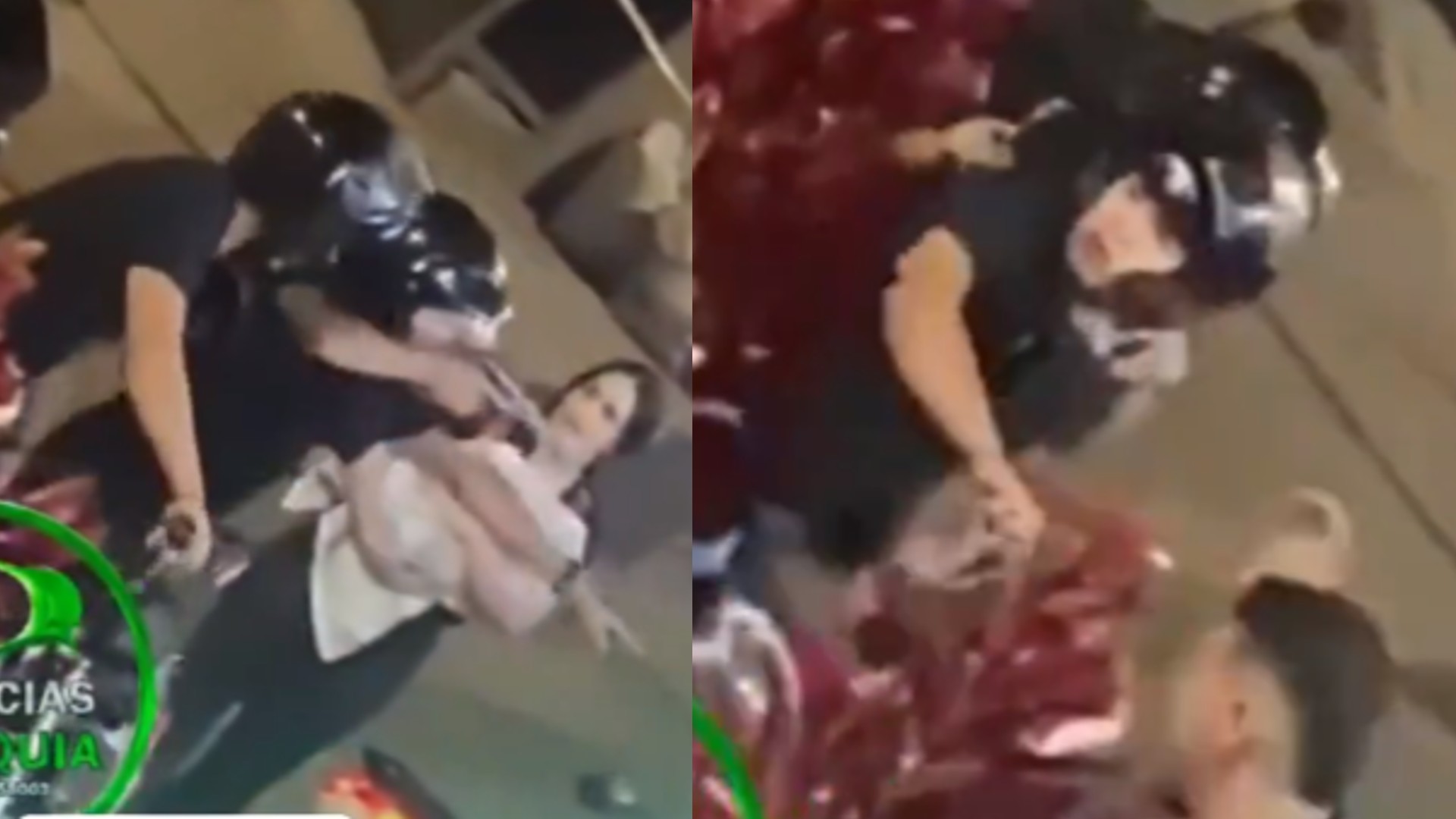 Los hombres no tuvieron reparos a la hora de asaltar a una pareja que transitaba con su hijo en brazos.