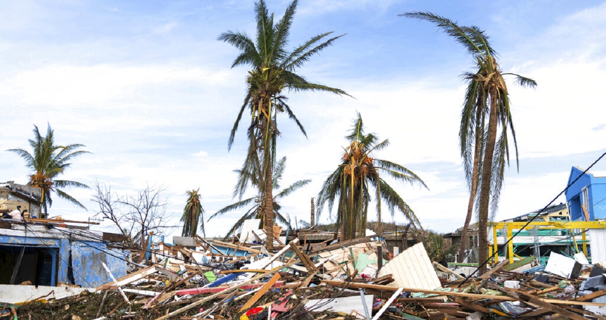 In this photo released by the Colombian presidential press office, homes lay in ruin after the passing of Hurricane Iota on the island of Providencia, Colombia, Tuesday, Nov. 17, 2020. (Efrain Herrera/Colombian presidential press office via AP)