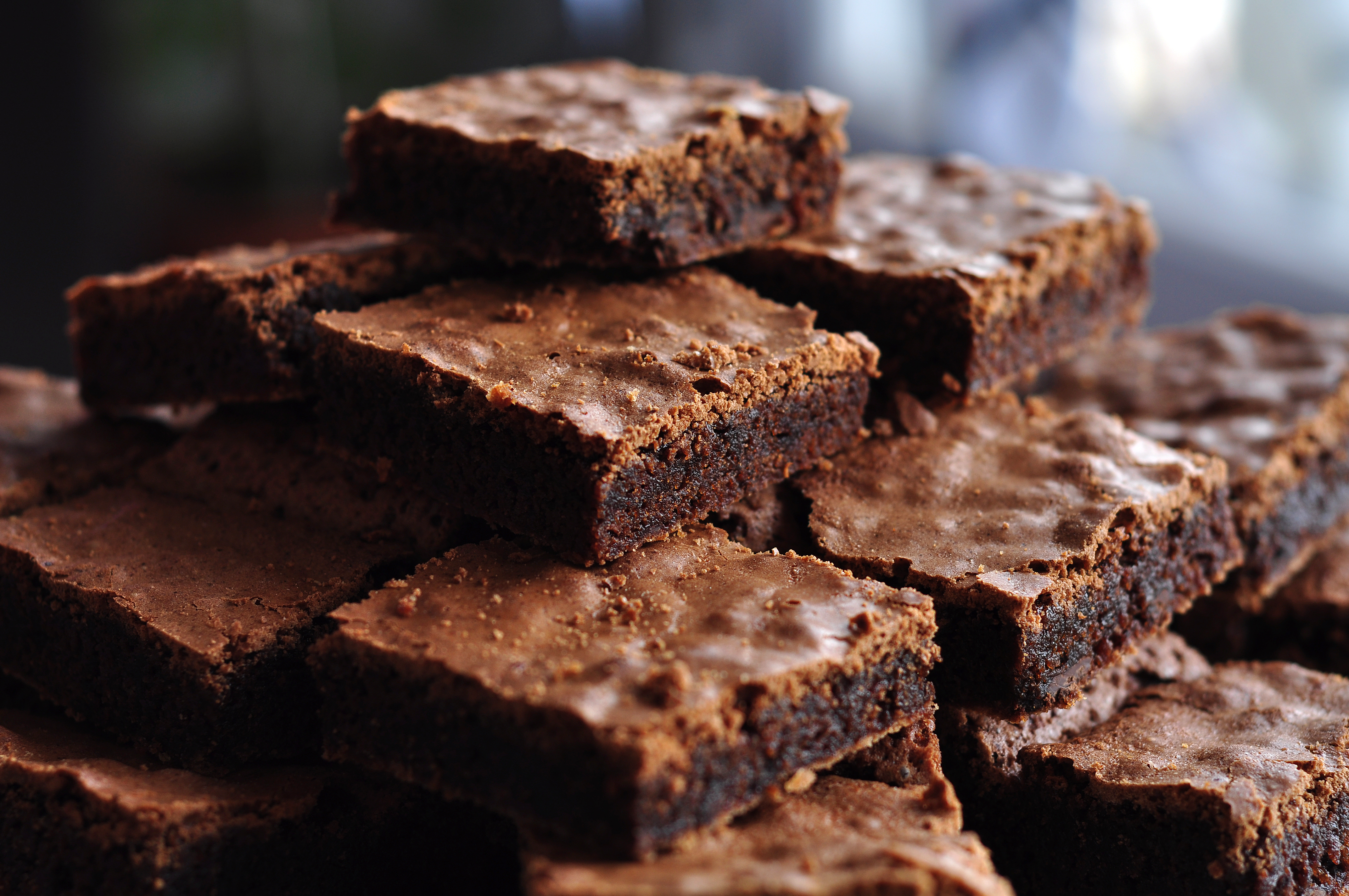Deliciosos brownies de chocolate