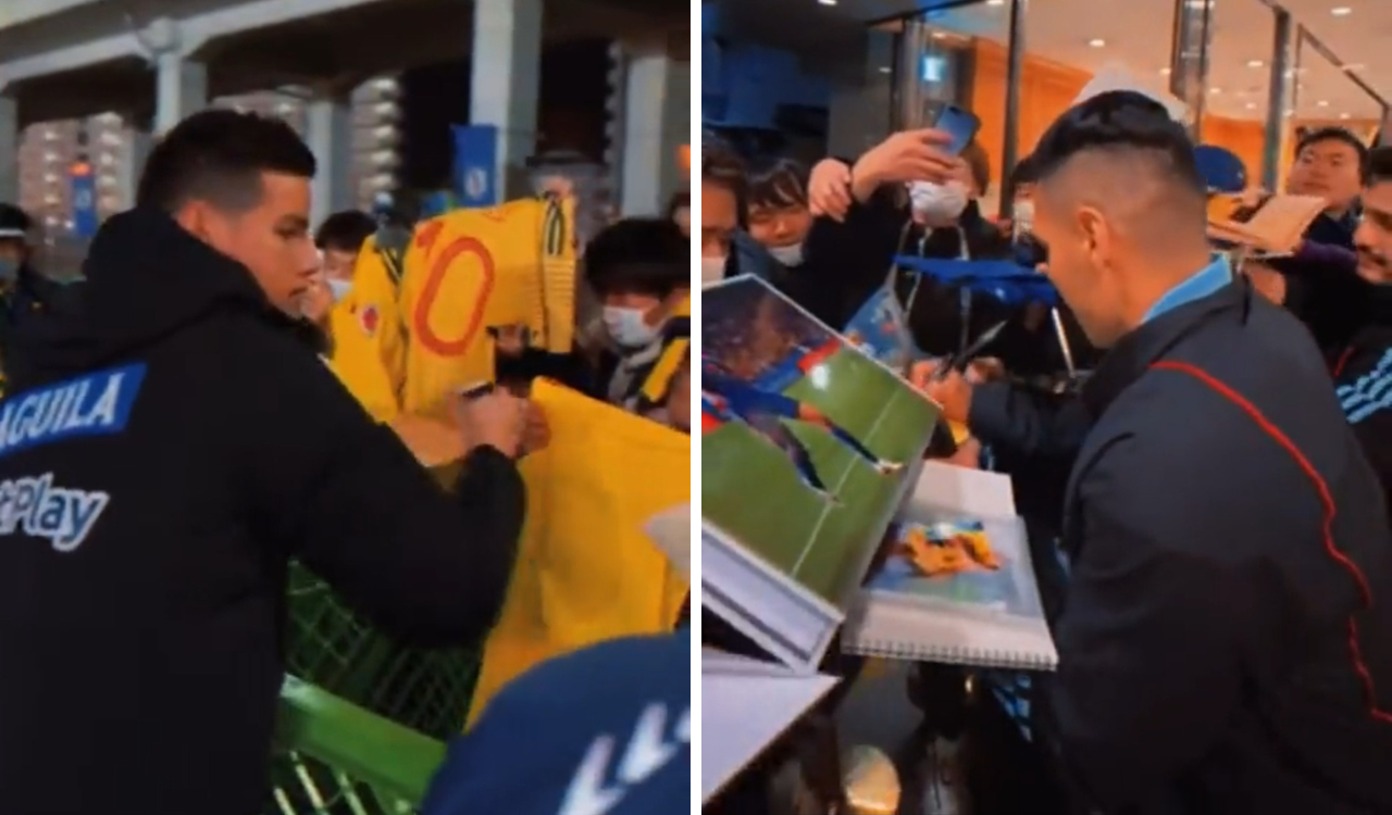 James Rodríguez y Falcao García fueron ovacionados en Asia por los hinchas de Japón.