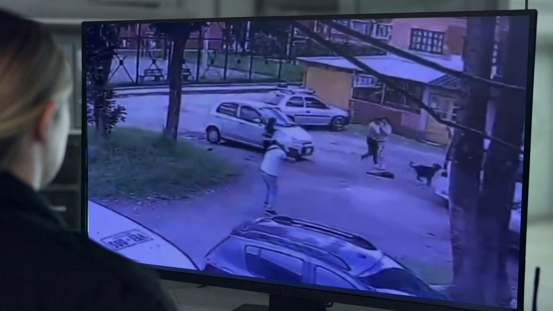 Captura de video de lugar donde se produjo el hecho en el que murió  Juan Felipe Rincón, hijo del general William Rincón