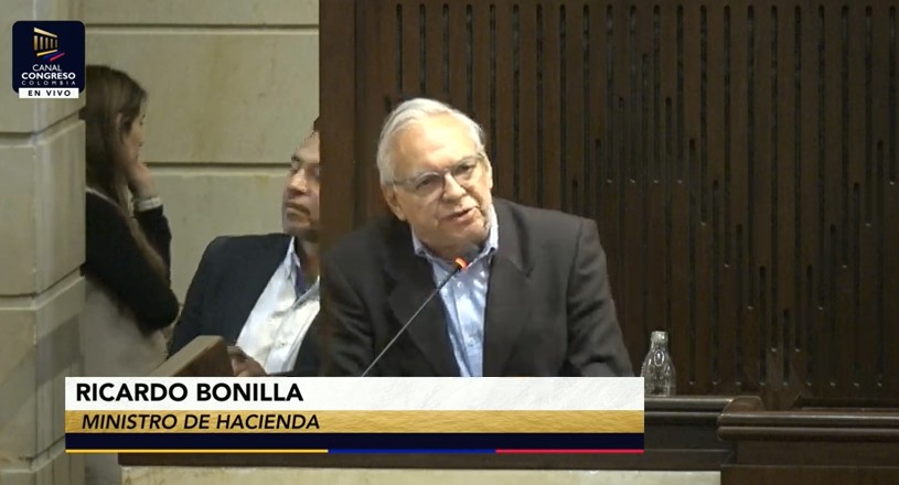 Ricardo Bonilla, ministro de Hacienda