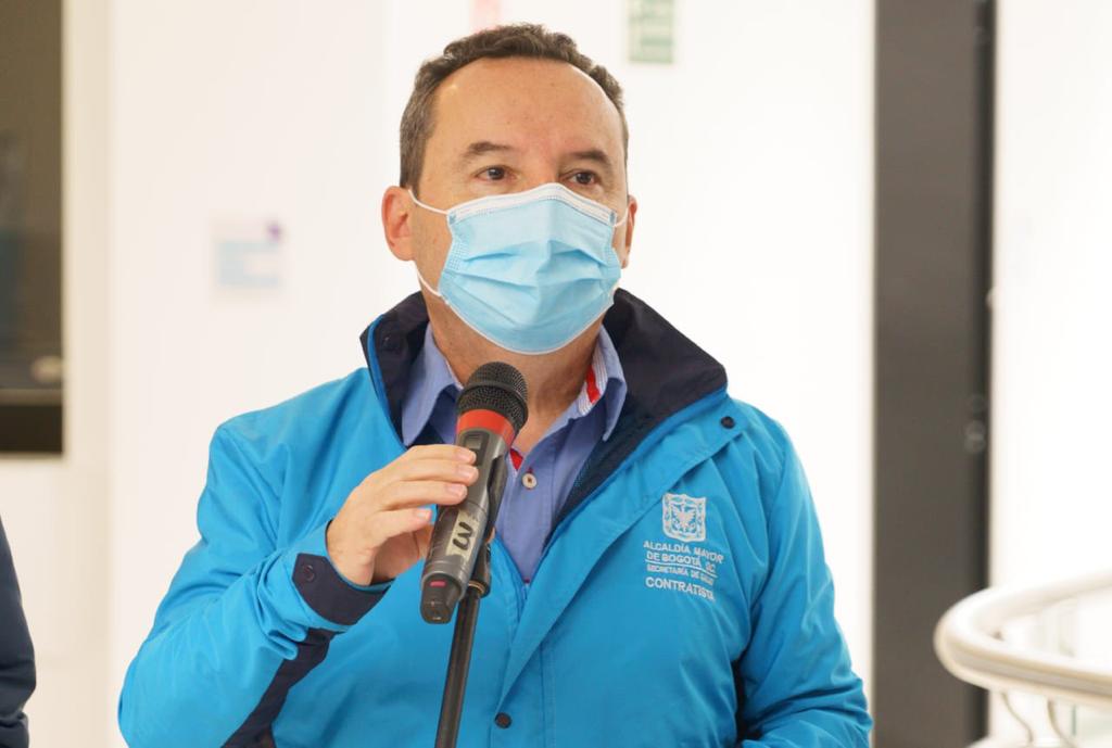 Secretario distrital de Salud, Alejandro Gómez.