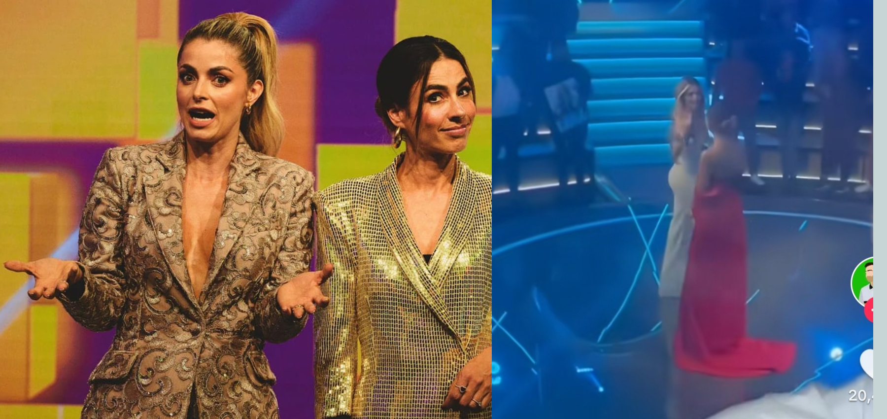 Cristina Hurtado y Carla Giraldo en La casa de los famosos Colombia