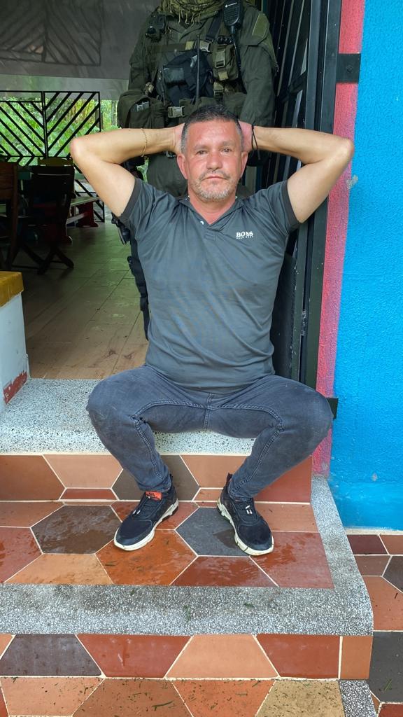 John Fredy Gallo Bedoya alias “Pájaro, fue capturado este jueves.