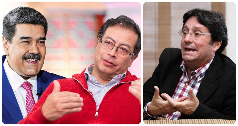 Nicolás Maduro, Gustavo Petro y Francisco Santos.