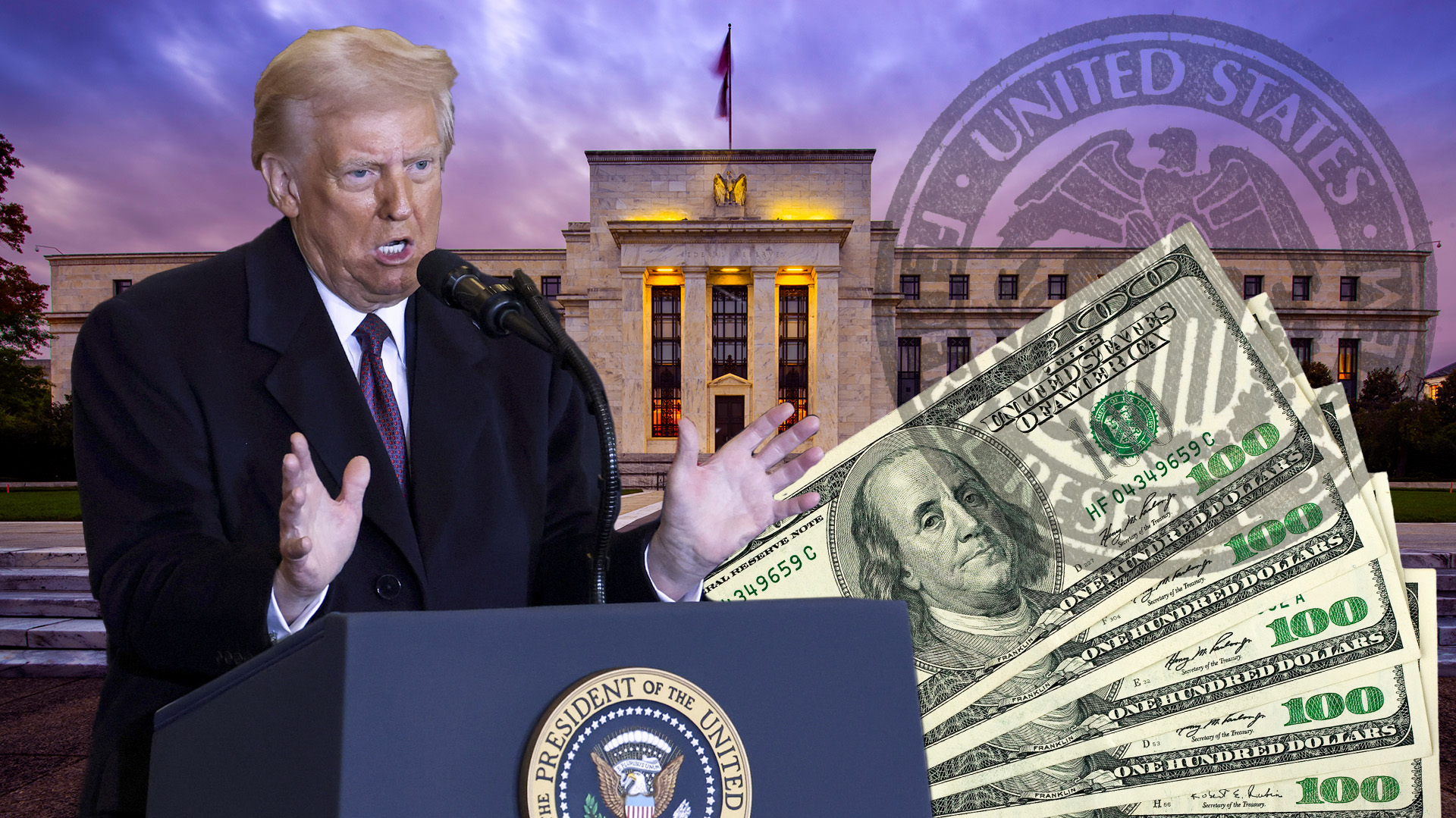 Donald Trump, dolar reserva Federal